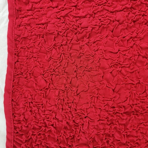 Valerie Stevens petite textured red lady jacket 100% silk classic officewear 10P - Picture 12 of 12